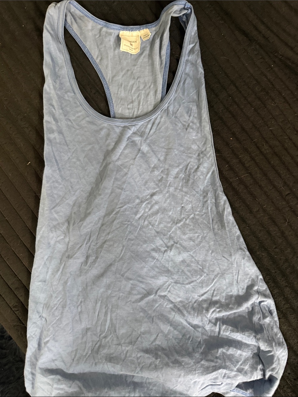 Topman Light Blue Racerback Tank Top